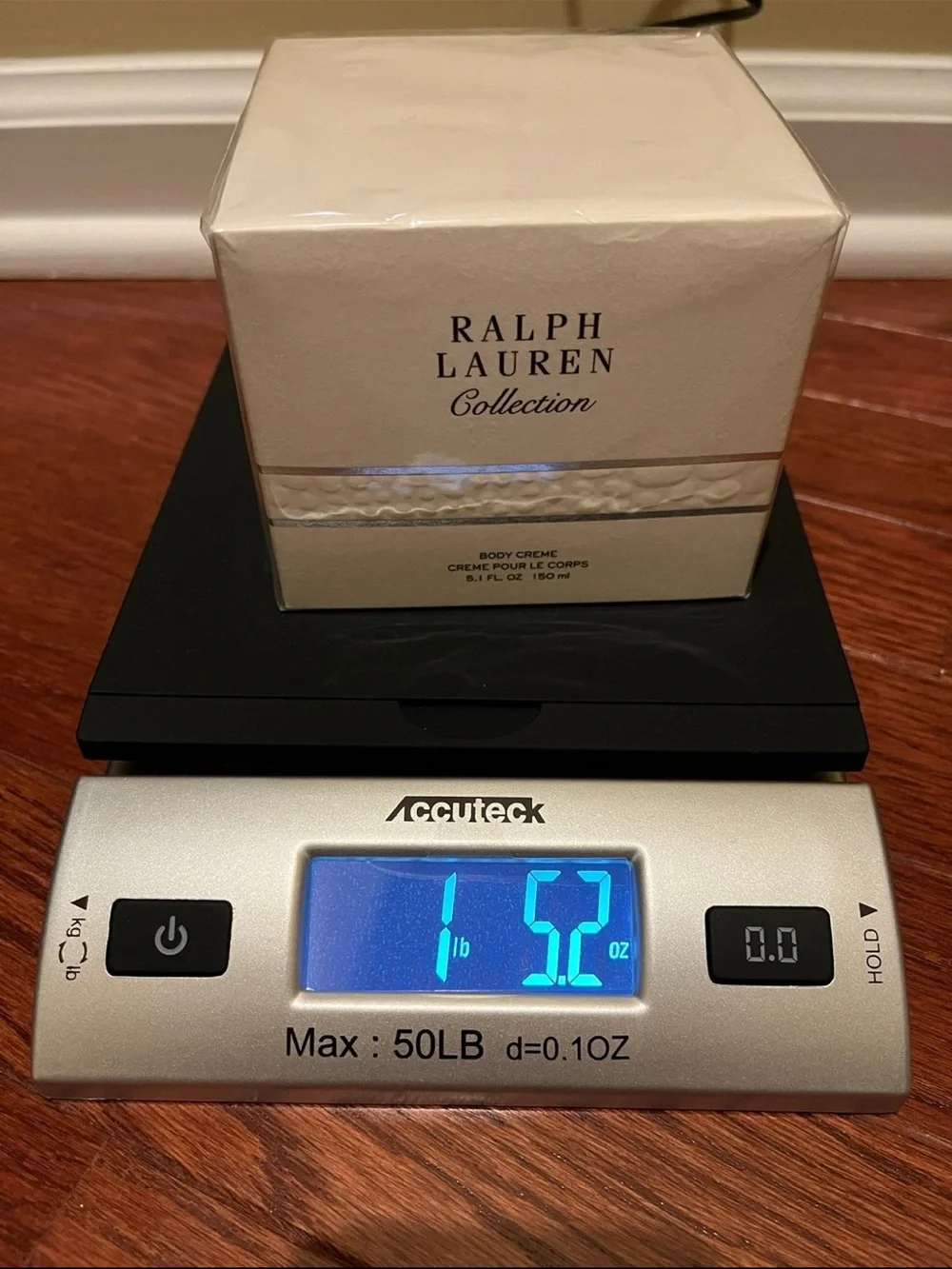 Ralph Lauren Collection Body Crème — White Jar with Silver Lid